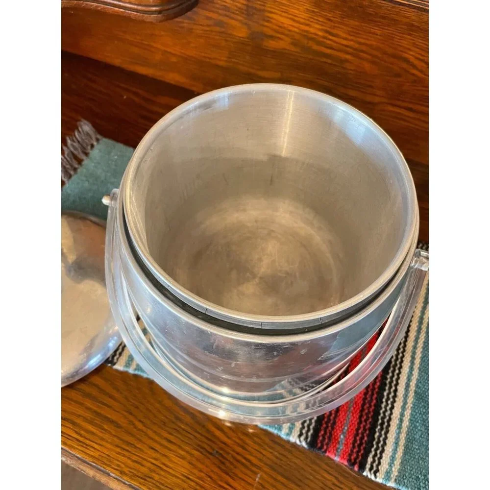 Vintage Mid-Century RETRO Kromex Aluminum ICE BUCKET Modern